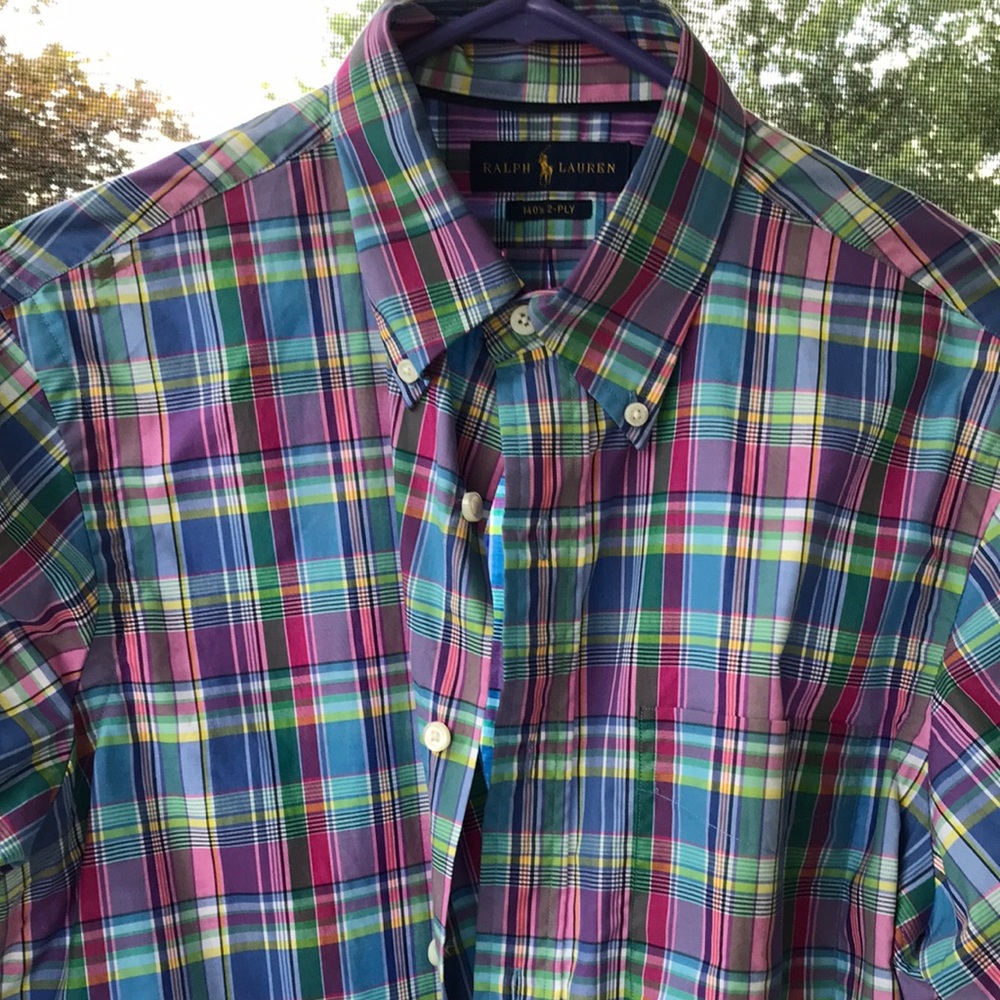 Ralph Lauren Multicolor Plaid Men's Shirt